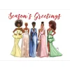 Christmas Cards^African American Expressions SEASONS GREETINGS SISTER FRIENDS