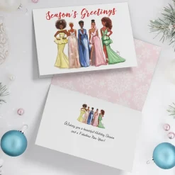 Christmas Cards^African American Expressions SEASONS GREETINGS SISTER FRIENDS