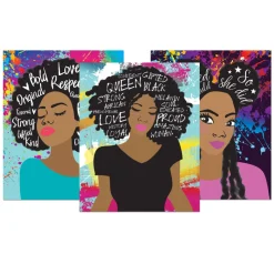 Pocket Folders^African American Expressions SELF LOVE POCKET FOLDER SET