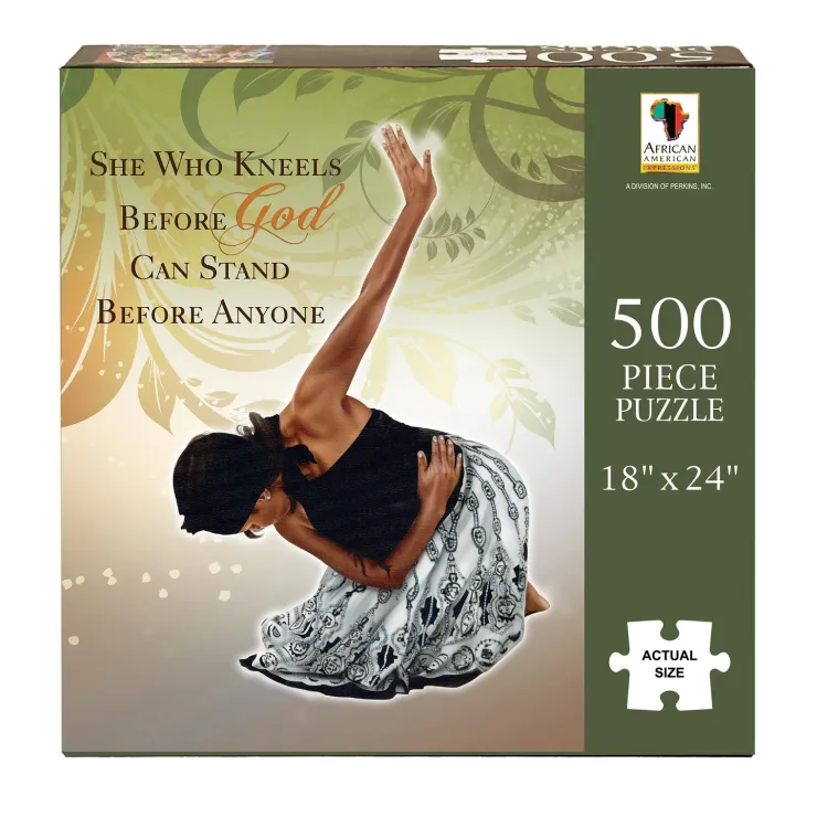 Puzzles^African American Expressions SHE WHO KNEELS PUZZLE