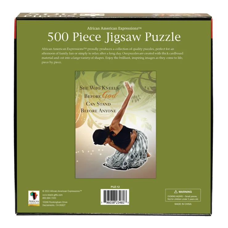 Puzzles^African American Expressions SHE WHO KNEELS PUZZLE
