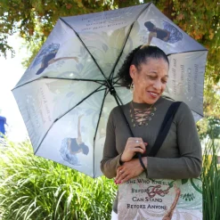 Umbrellas^African American Expressions SHE WHO KNEELS UMBRELLA