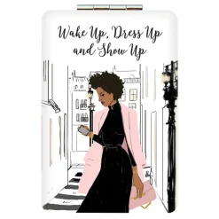 Compact Mirrors^African American Expressions SHOW UP COMPACT MIRROR