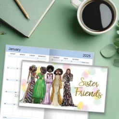Checkbook Planners^African American Expressions 2025-2026 Sister Friends Checkbook Planner