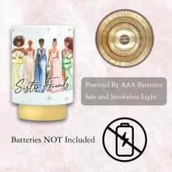LED Candles^African American Expressions Sister Friends LED Candle