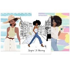 Pocket Folders^African American Expressions SISTER FRIENDS POCKET FOLDER SET