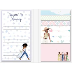 Sticky Note Sets^African American Expressions SISTER FRIENDS STICKY NOTE BOOKLET