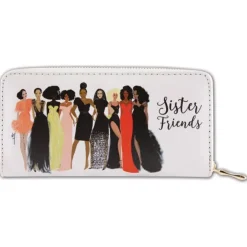 Wallets^African American Expressions SISTER FRIENDS WALLET