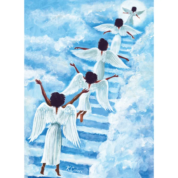 Christmas Cards^African American Expressions STAIRWAY TO HEAVEN