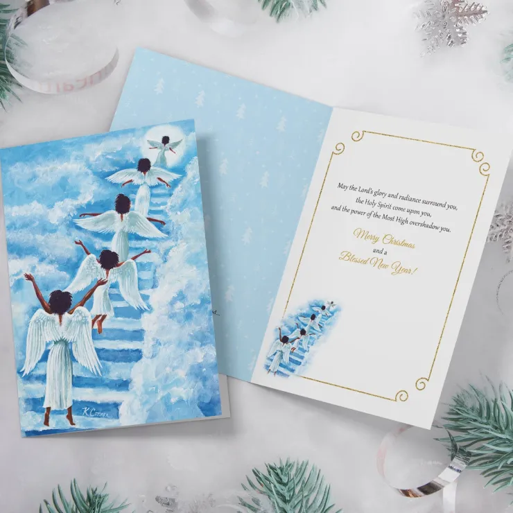 Christmas Cards^African American Expressions STAIRWAY TO HEAVEN