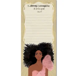 Magnetic Notepads^African American Expressions STRONG GIRTL MAGNETIC NOTEPAD