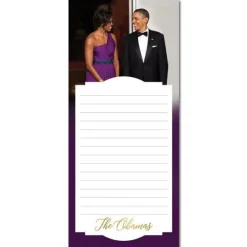 Magnetic Notepads^African American Expressions THE OBAMAS MAGNETIC NOTEPAD