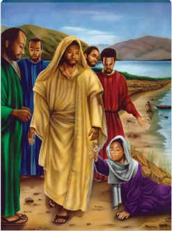 Canvas Art^African American Expressions The Touch Stretched Canvas (Medium)