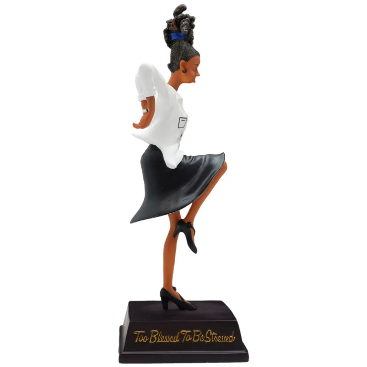 Figurines^African American Expressions Too Blessed to be Stressed Figurine