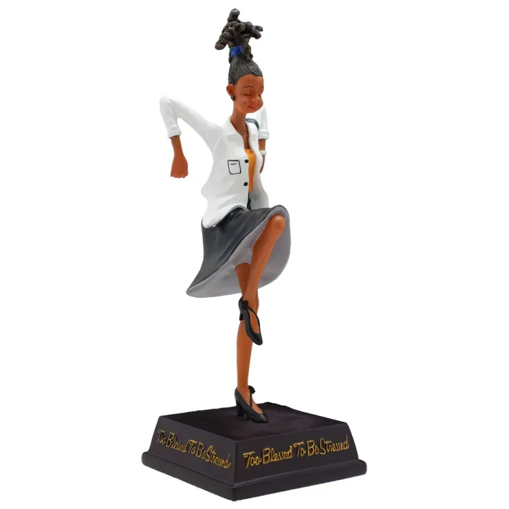 Figurines^African American Expressions Too Blessed to be Stressed Figurine