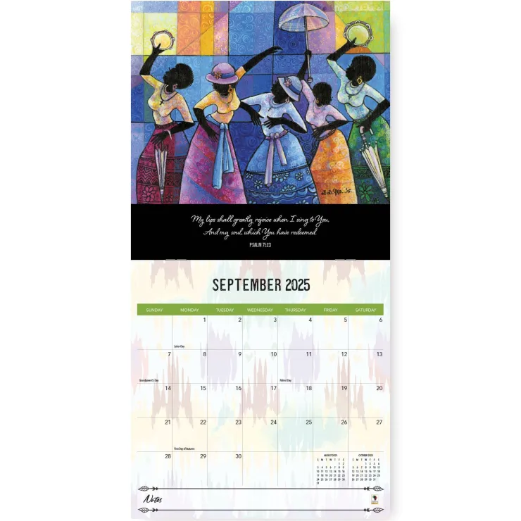 Black Calendars^African American Expressions 2025 Total Praise Calendar