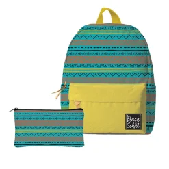 Backpacks^African American Expressions TURQUOISE/ORANGE BACKPACK SET