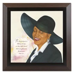 Framed Art^African American Expressions VIRTUOUS WOMAN BLACK (PSALM 1611)