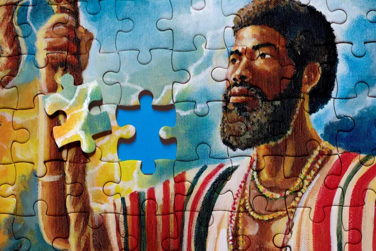 Puzzles^African American Expressions Walking by Faith Puzzle