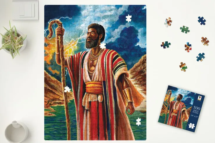 Puzzles^African American Expressions Walking by Faith Puzzle