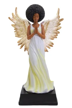 Figurines^African American Expressions YELLOW ANGEL FIGURINE