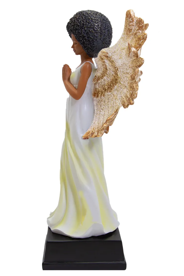 Figurines^African American Expressions YELLOW ANGEL FIGURINE
